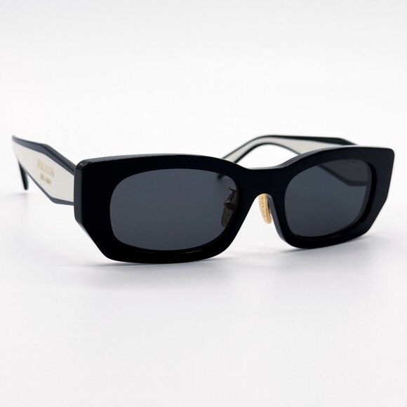 NEW PRADA PRB05SF 09Q08Z SUNGLASSES WOMEN BLACK EYEWEAR FPR B05S - Picture 4 of 10